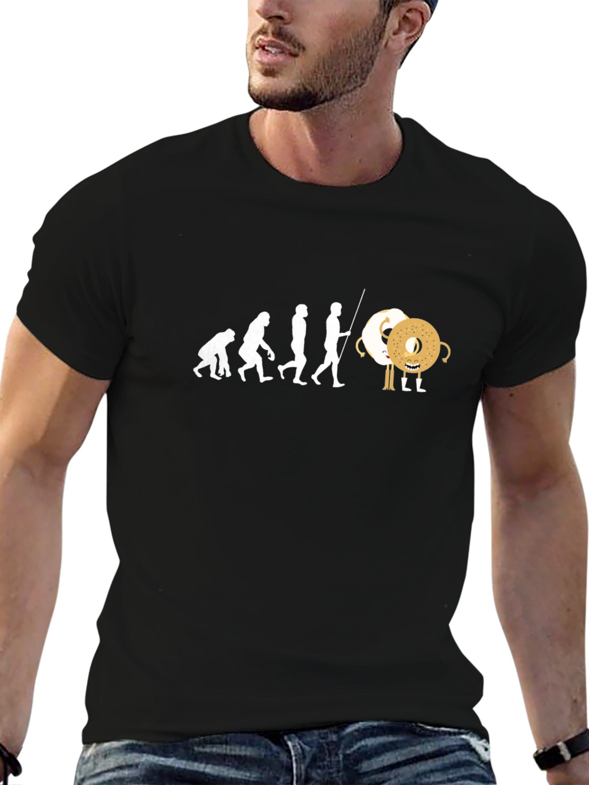 Evolution of Bagels T-Shirt