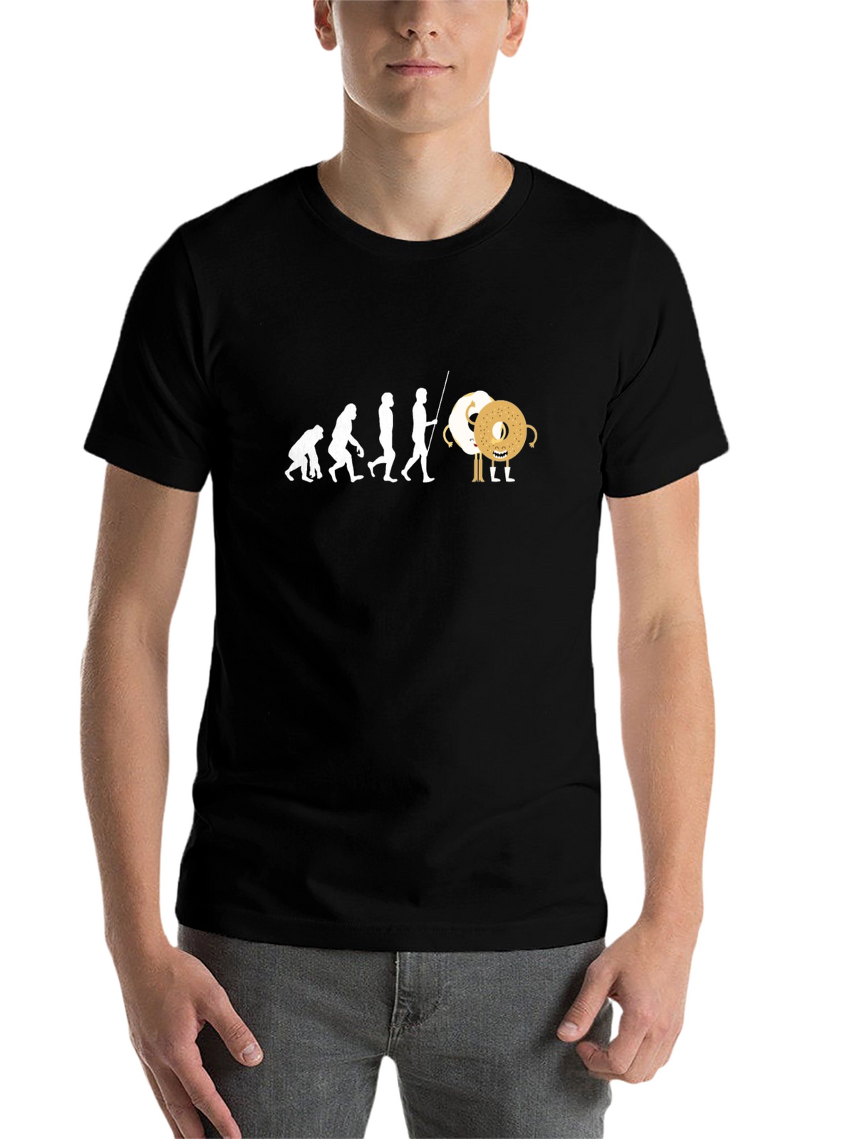 Evolution of Bagels T-Shirt