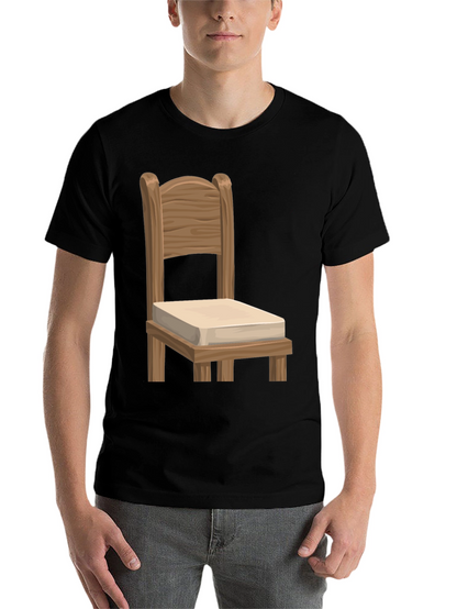 Novelty Chair Graphic Tee - Unique Design Soft Fabric