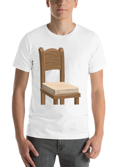 Novelty Chair Graphic Tee - Unique Design Soft Fabric