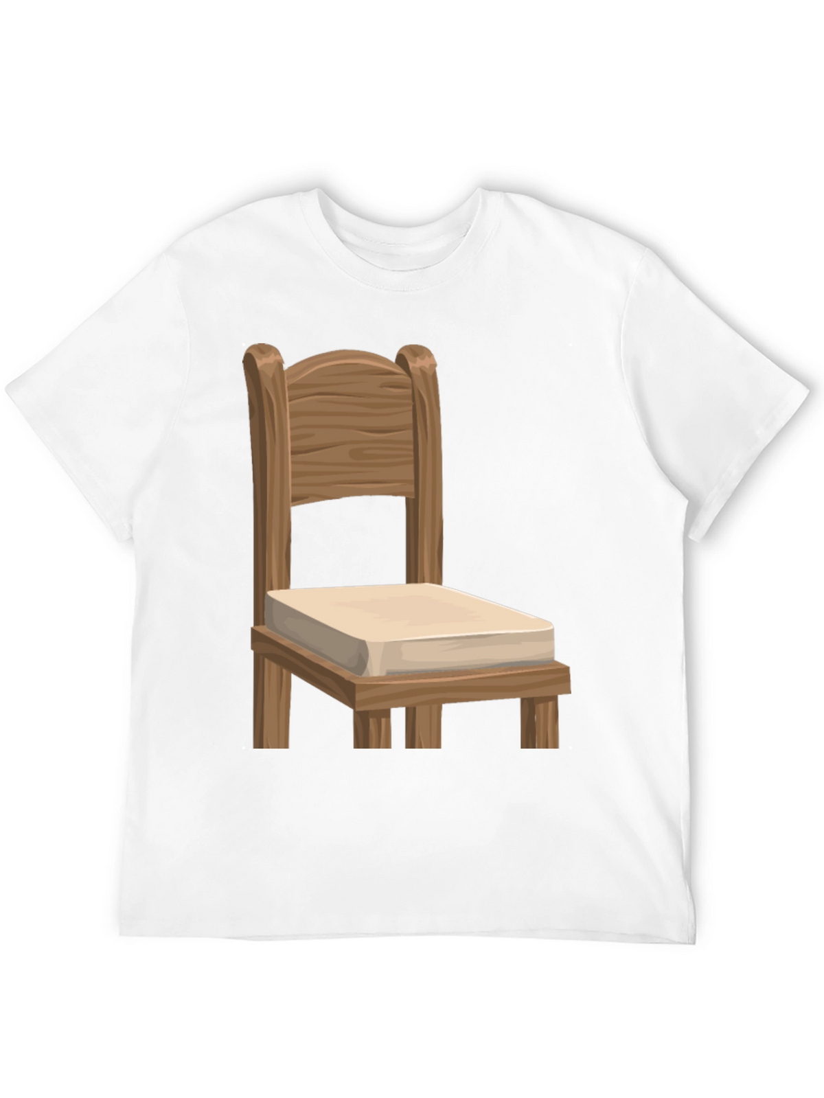 Novelty Chair Graphic Tee - Unique Design Soft Fabric