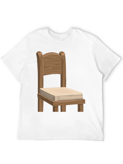 Novelty Chair Graphic Tee - Unique Design Soft Fabric