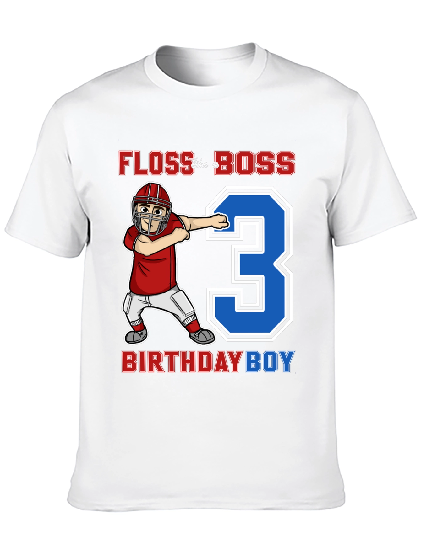 Floss Like a Boss 3rd Birthday Boy T-Shirt