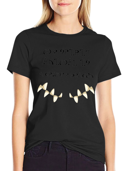 Grumpy Dragon Spirit Animal Tee