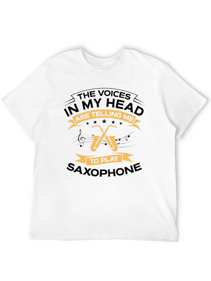 Saxophone T-Shirt - The Voices In My Head