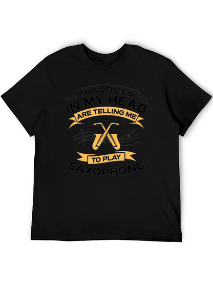 Saxophone T-Shirt - The Voices In My Head