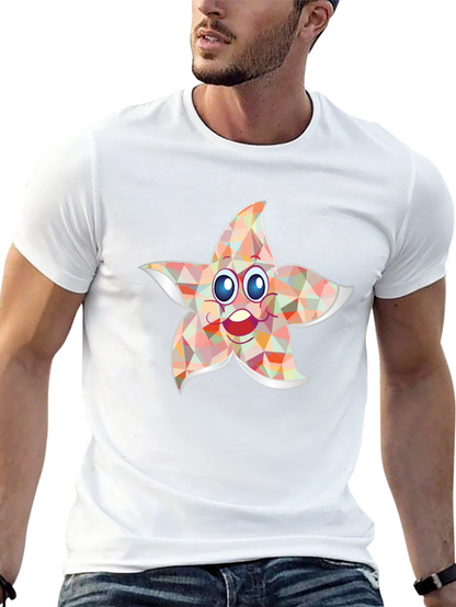 Starfish Graphic Tee - Whimsical Print Shirt