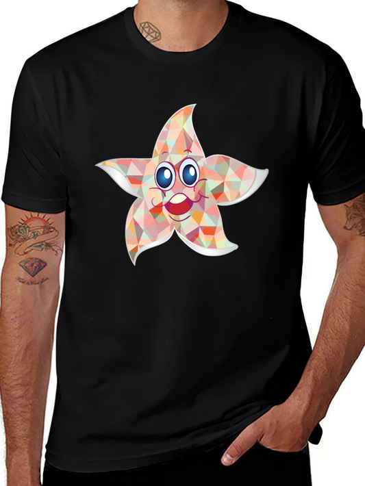 Starfish Graphic Tee - Whimsical Print Shirt
