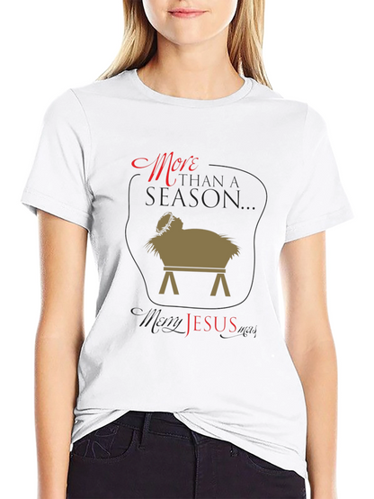 More Than A Season Christmas Graphic Tee