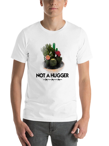 Not A Hugger Cactus Graphic T-Shirt