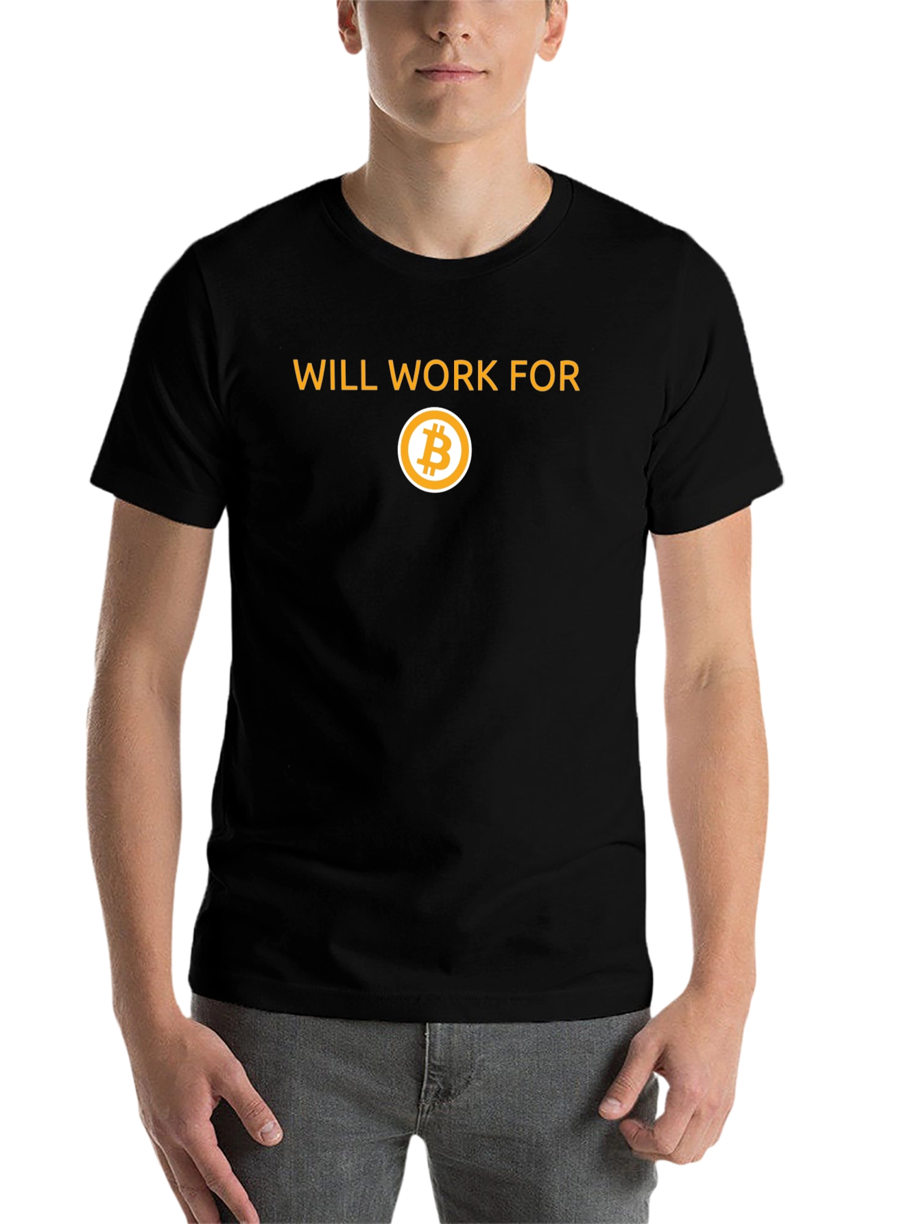 Will Work for Bitcoin T-Shirt