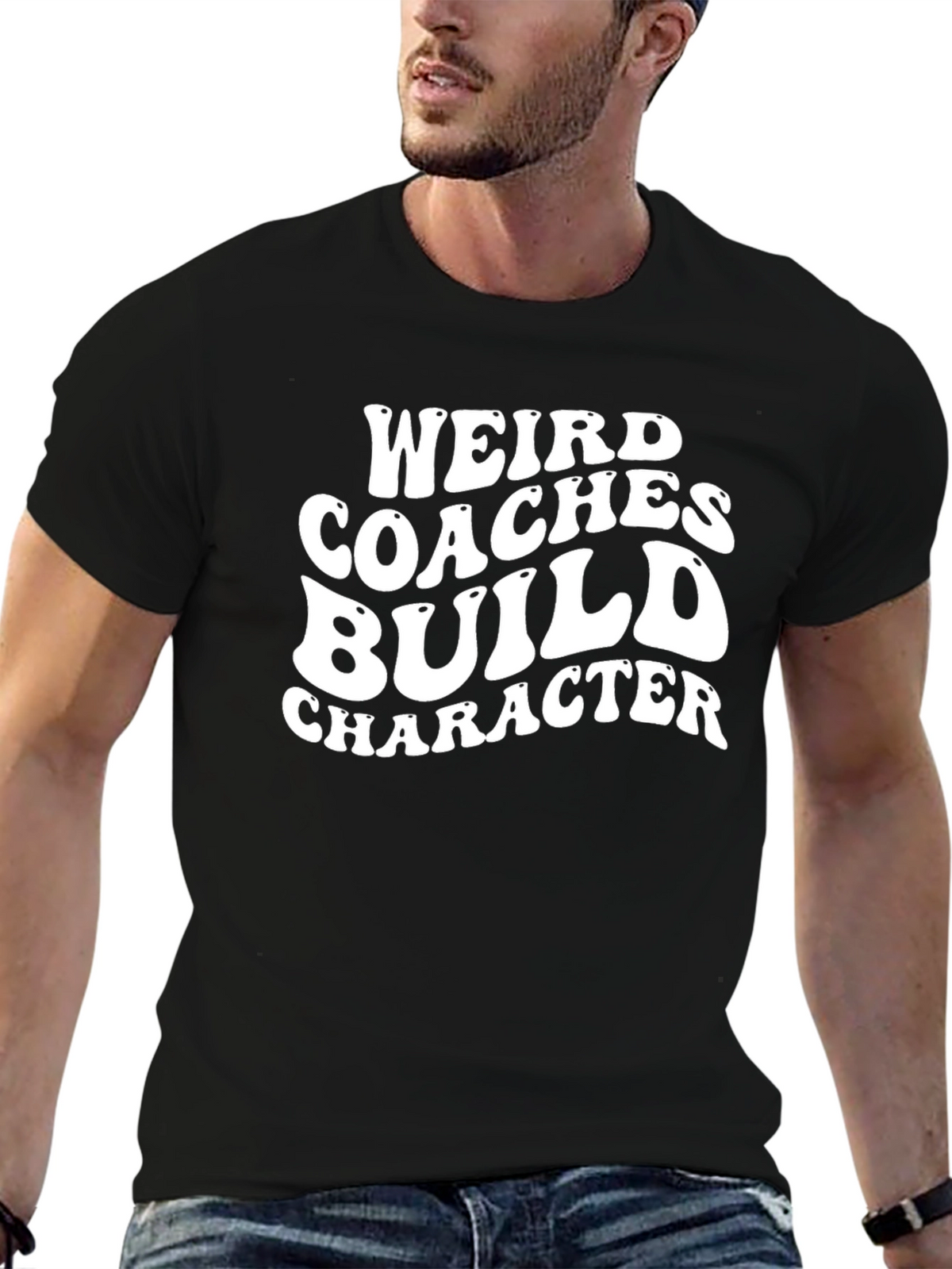Weird Coaches Build Character Graphic T-Shirt