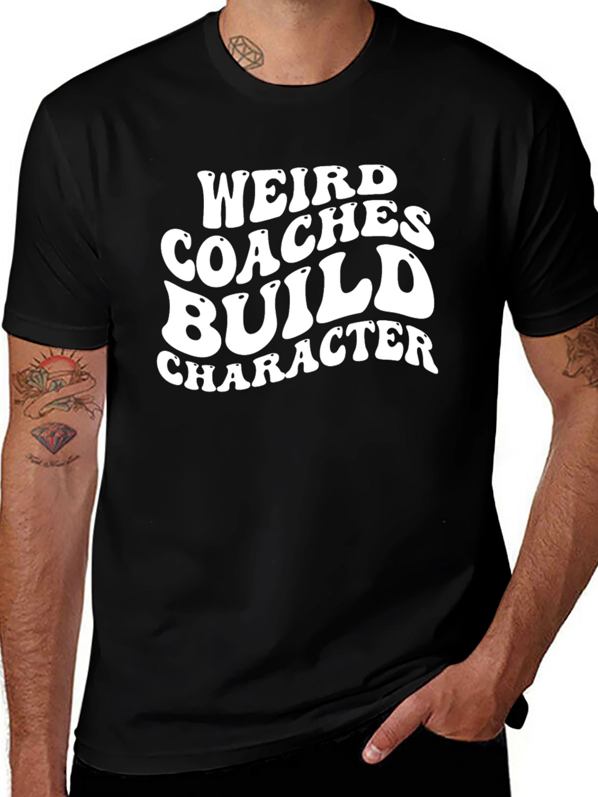 Weird Coaches Build Character Graphic T-Shirt