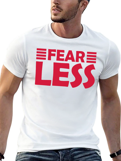 Fear Less Graphic Tee - Motivational Shirt
