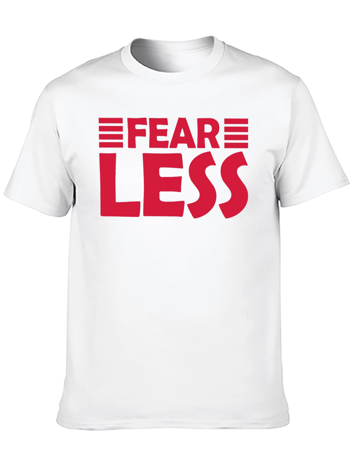 Fear Less Graphic Tee - Motivational Shirt