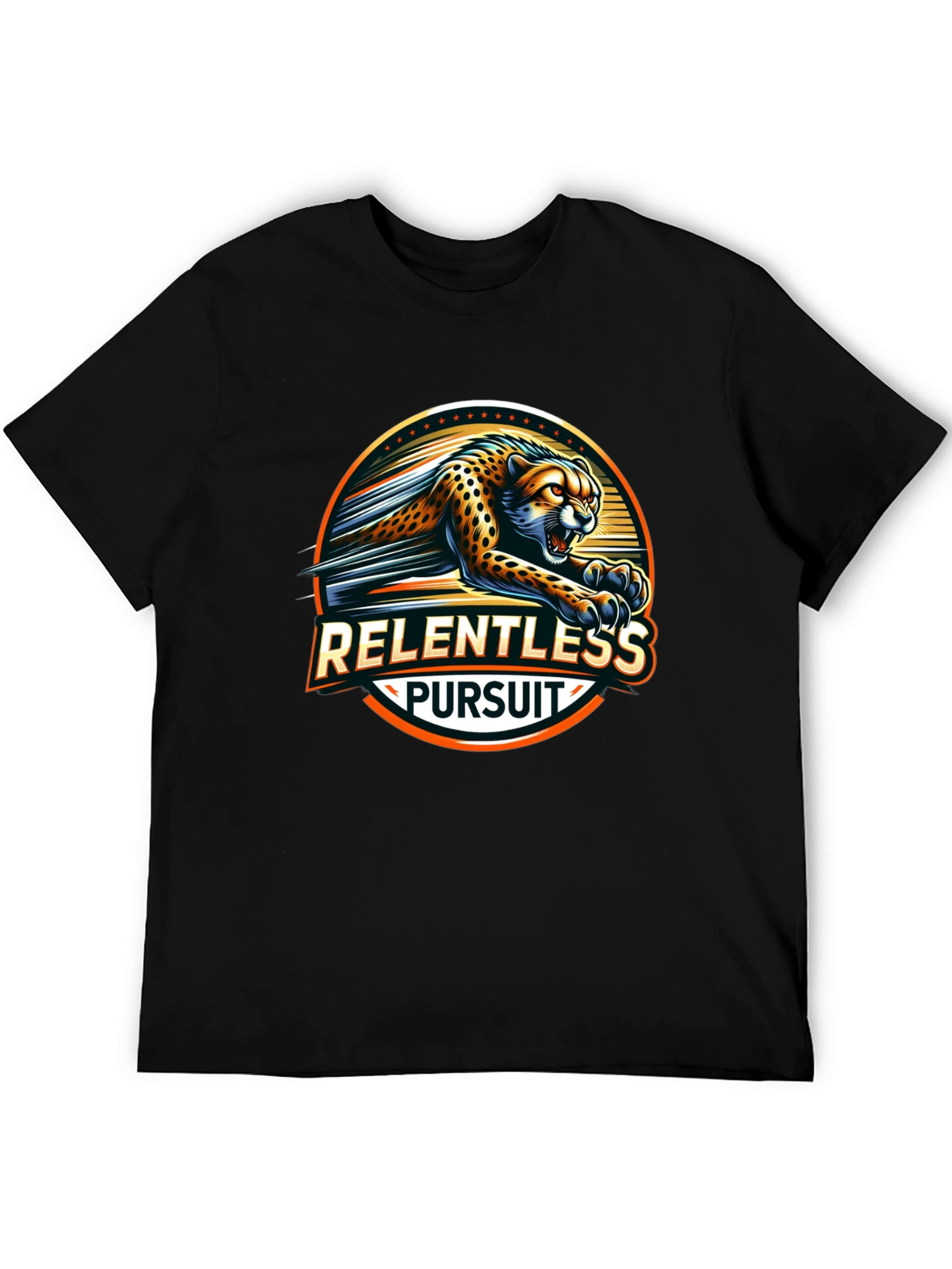 Relentless Pursuit Cheetah Graphic T-Shirt