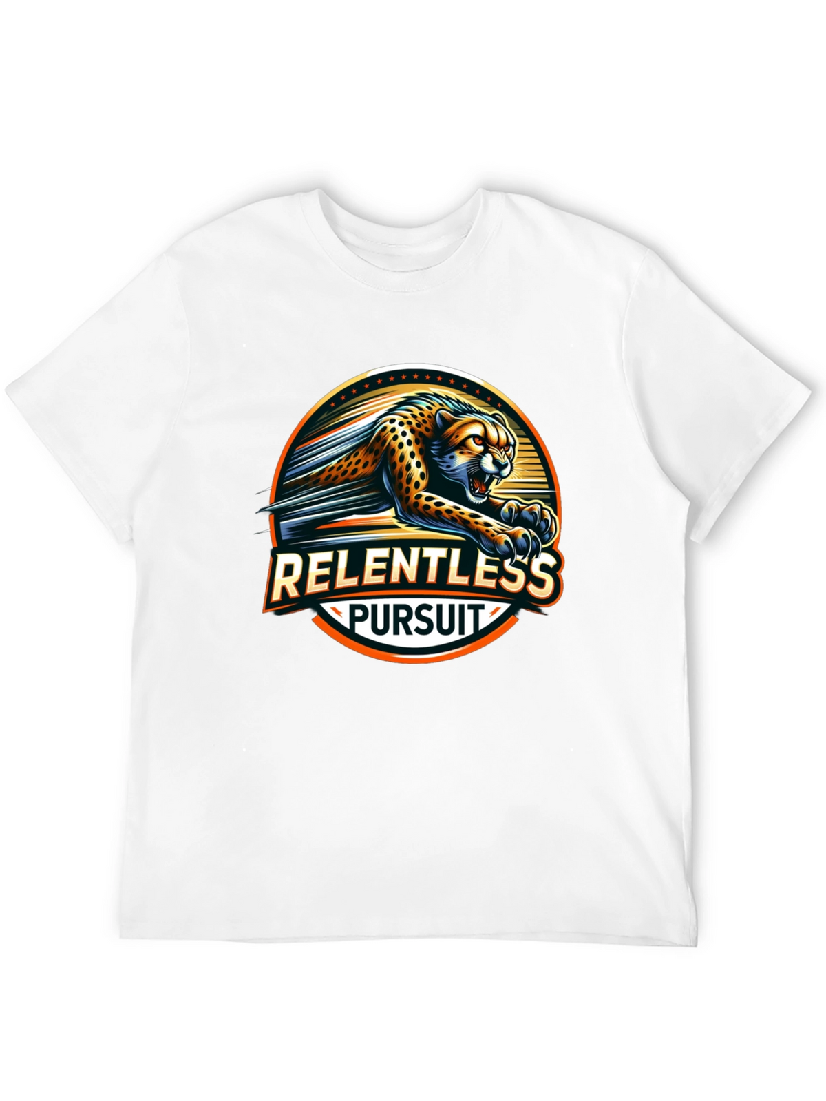 Relentless Pursuit Cheetah Graphic T-Shirt