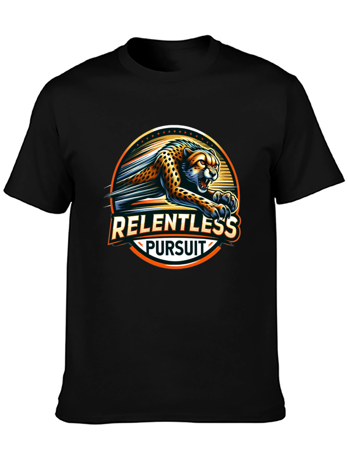 Relentless Pursuit Cheetah Graphic T-Shirt