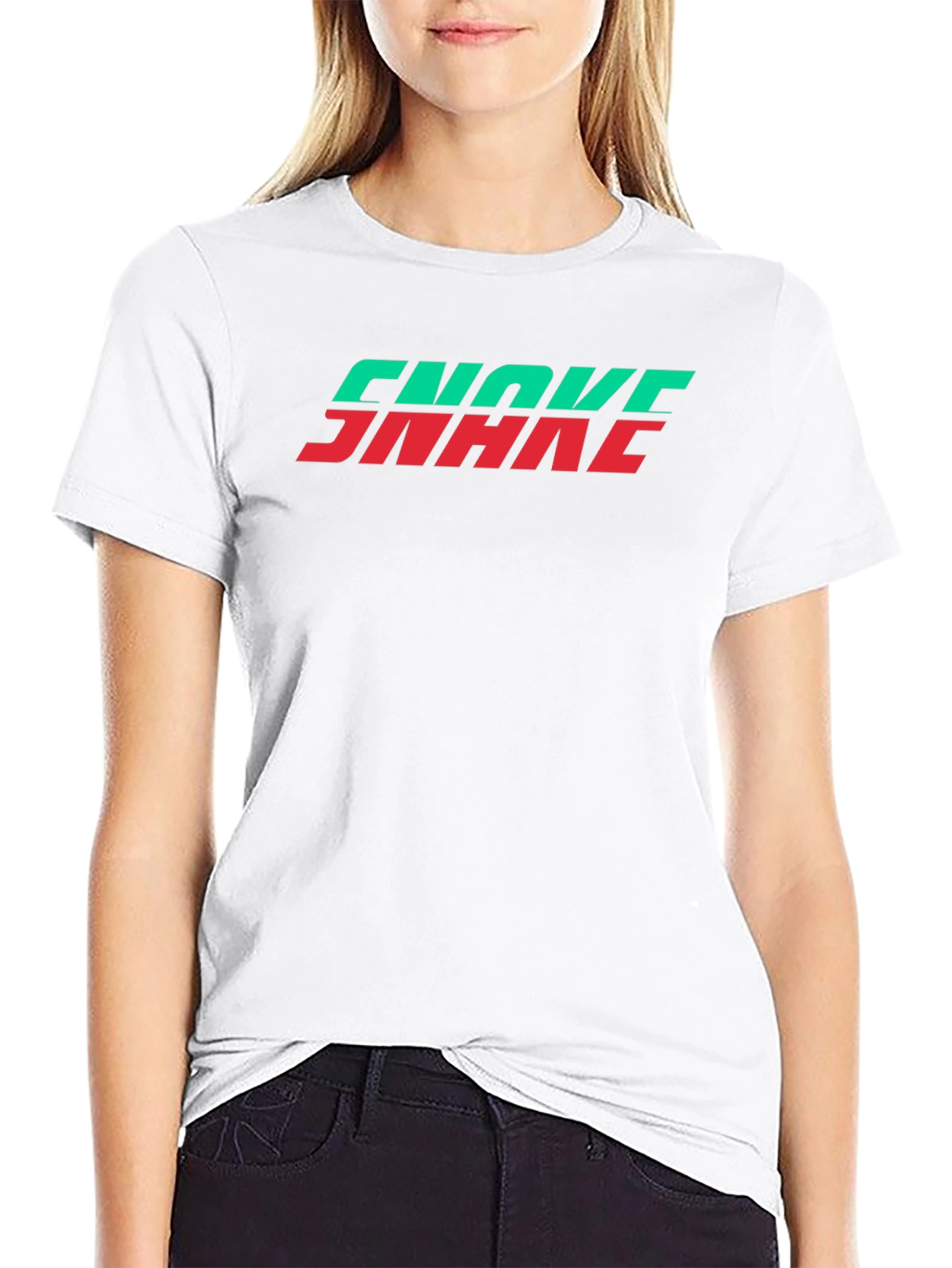 Choke Snake Graphic Tee - Black Cotton Blend