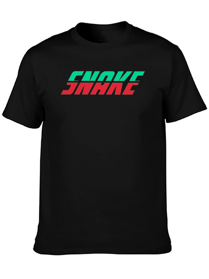 Choke Snake Graphic Tee - Black Cotton Blend