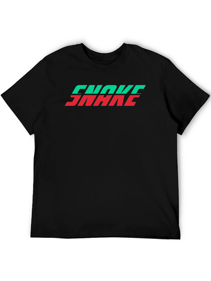 Choke Snake Graphic Tee - Black Cotton Blend