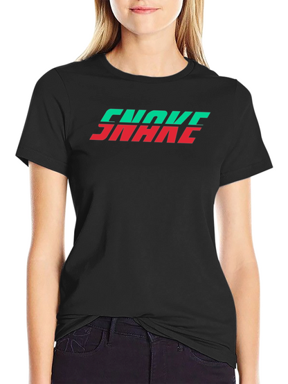 Choke Snake Graphic Tee - Black Cotton Blend