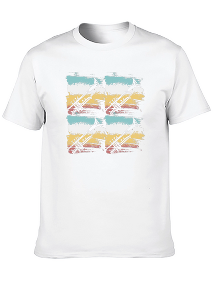 Trumpet Retro T-Shirt | Unique Band Tee