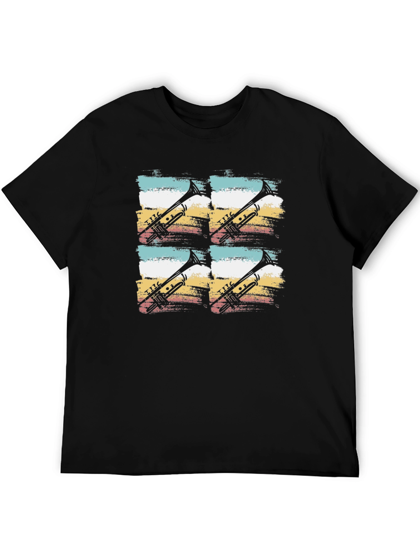 Trumpet Retro T-Shirt | Unique Band Tee