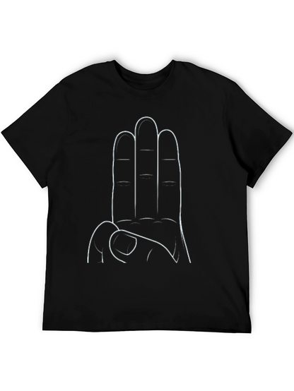 Three Finger Salute Graphic Tee - Symbolic Resistance