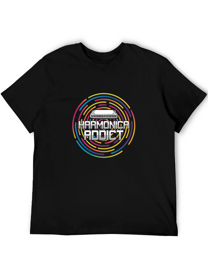 Harmonica Addict Tee - Music Lover Gift