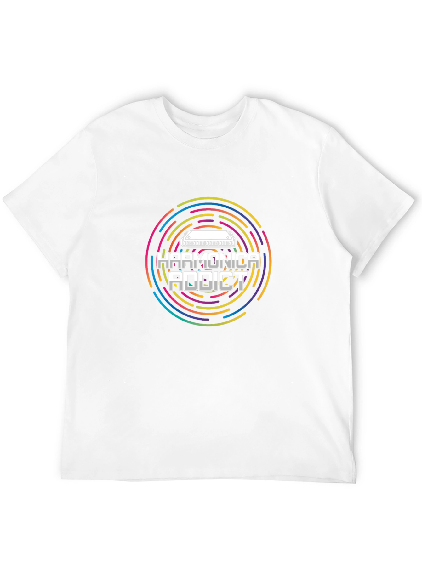 Harmonica Addict Tee - Music Lover Gift