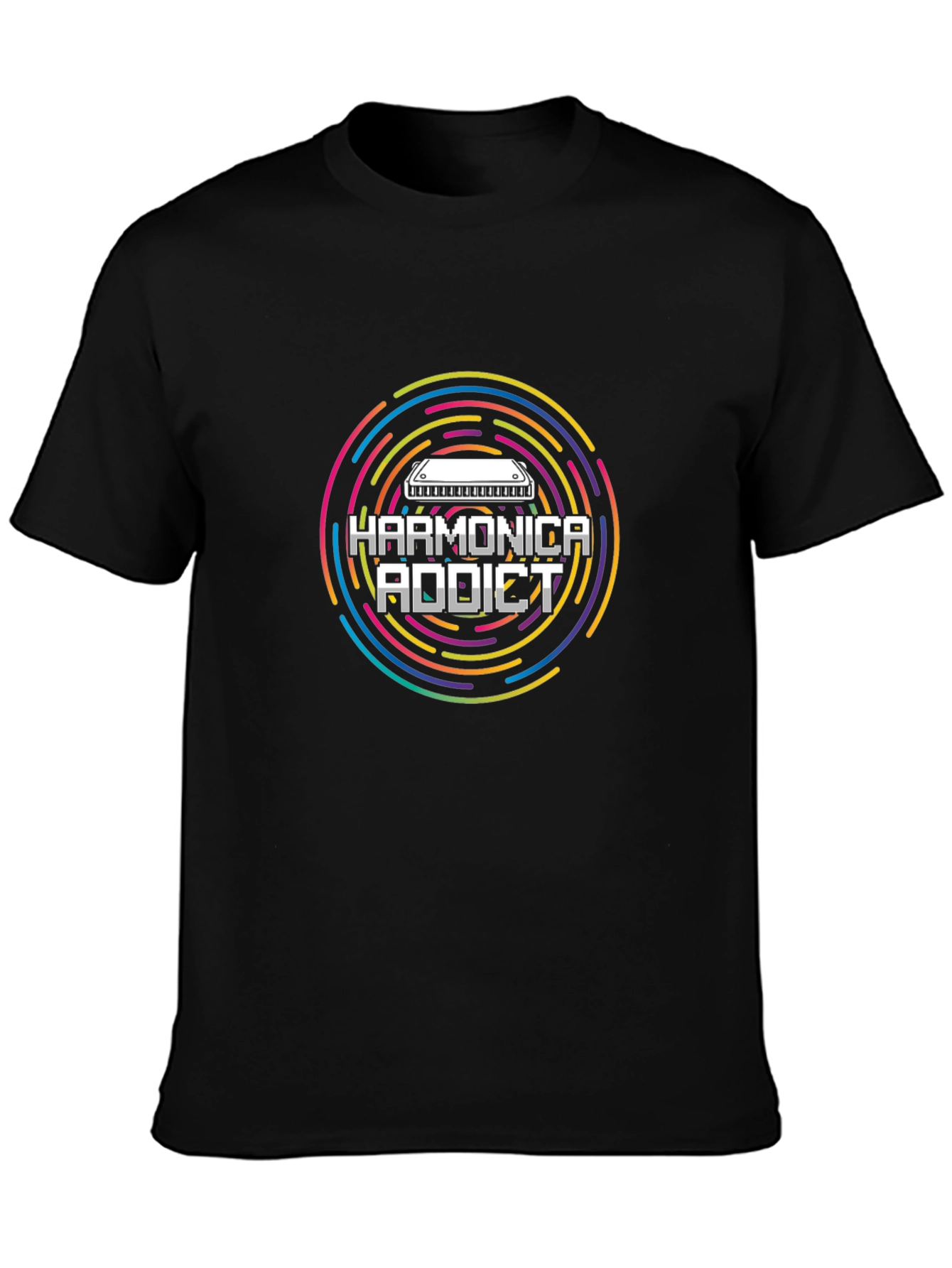 Harmonica Addict Tee - Music Lover Gift