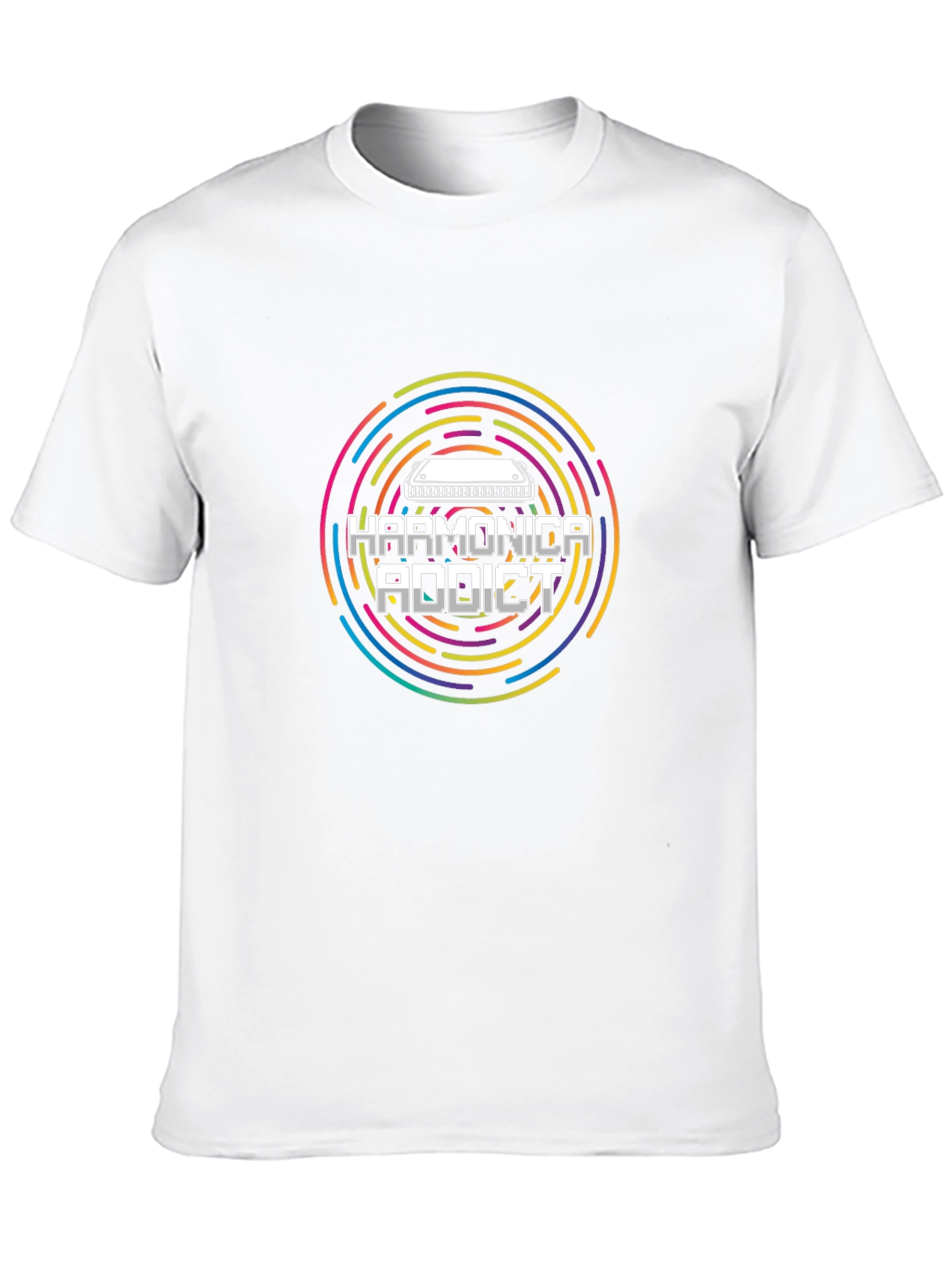 Harmonica Addict Tee - Music Lover Gift