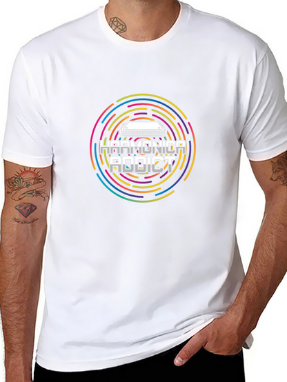 Harmonica Addict Tee - Music Lover Gift