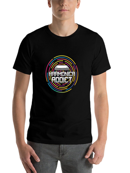 Harmonica Addict Tee - Music Lover Gift