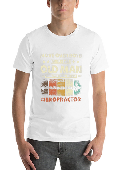 Old Man Chiropractor Graphic T-Shirt
