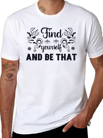 Mens Graphic Print Short Sleeve T-Shirt