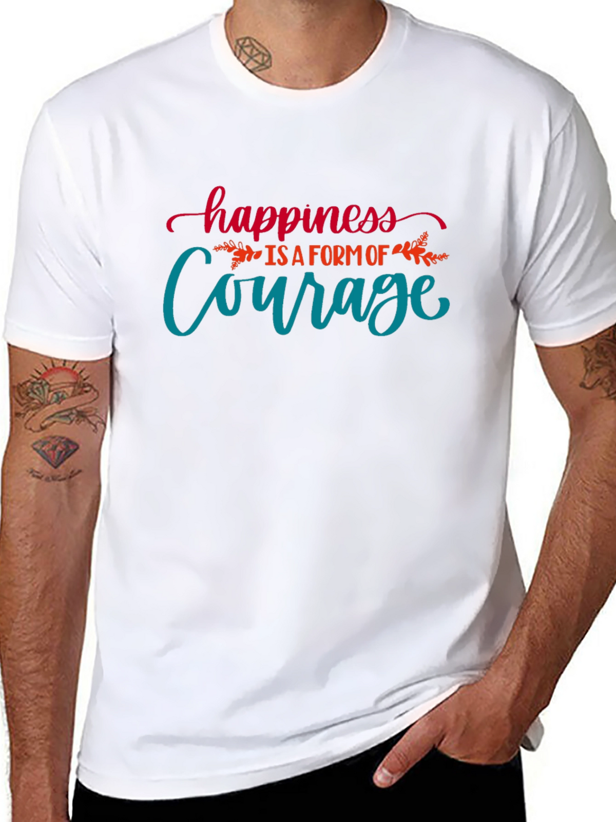 Happiness is Courage T-Shirt