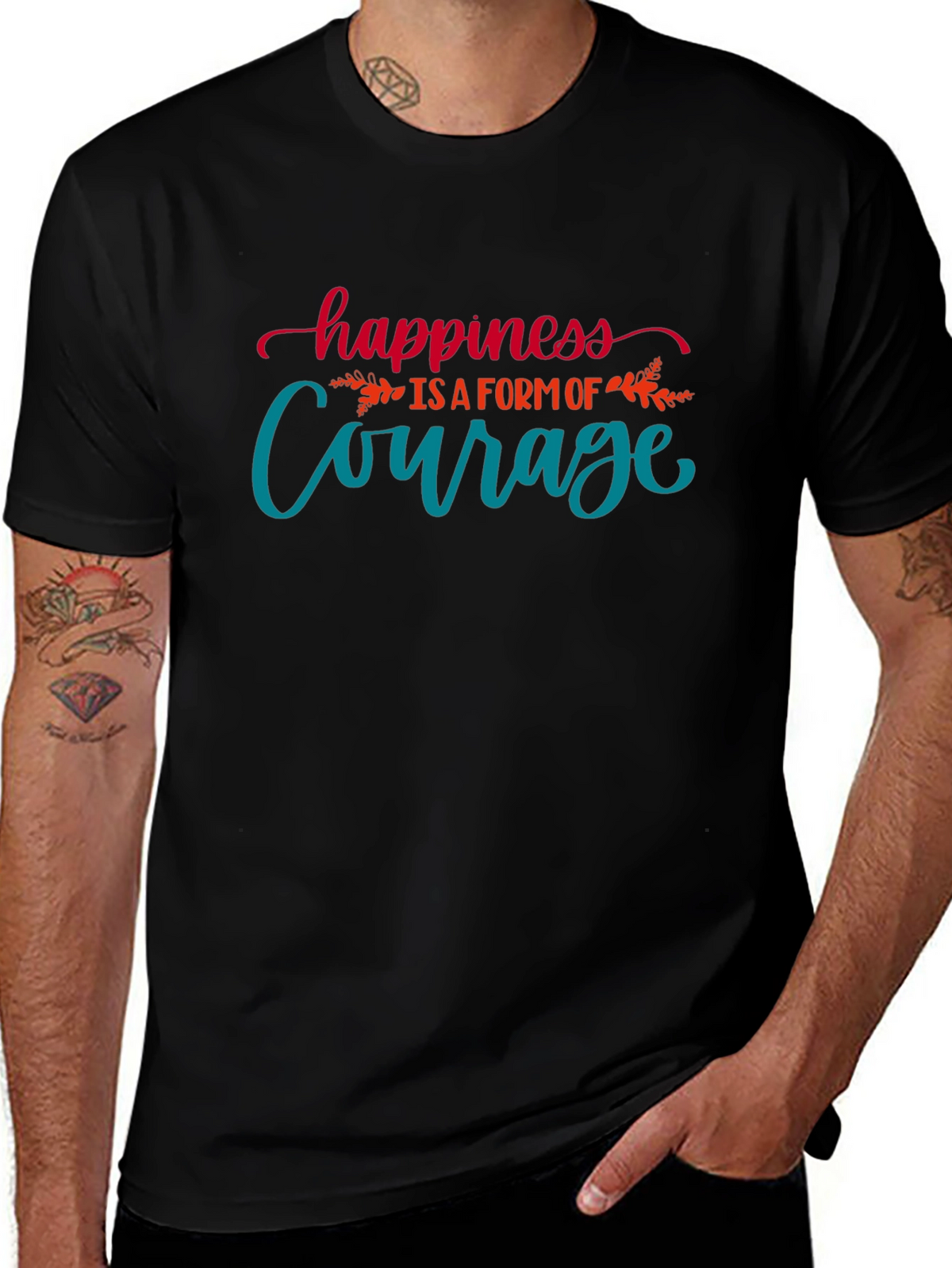 Happiness is Courage T-Shirt