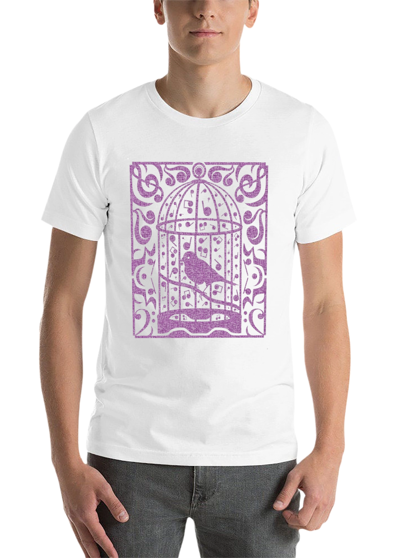 Birdcage Music Graphic Tee - Black