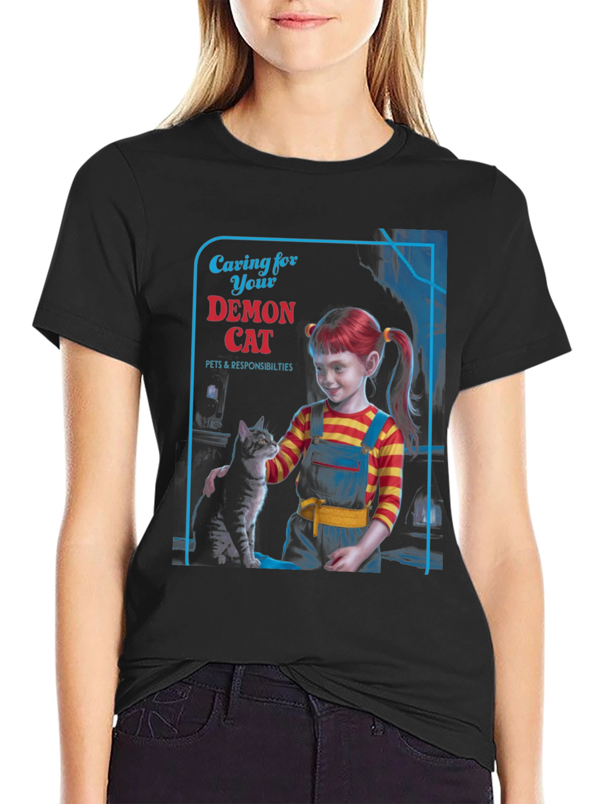 Caring For Your Demon Cat T-Shirt