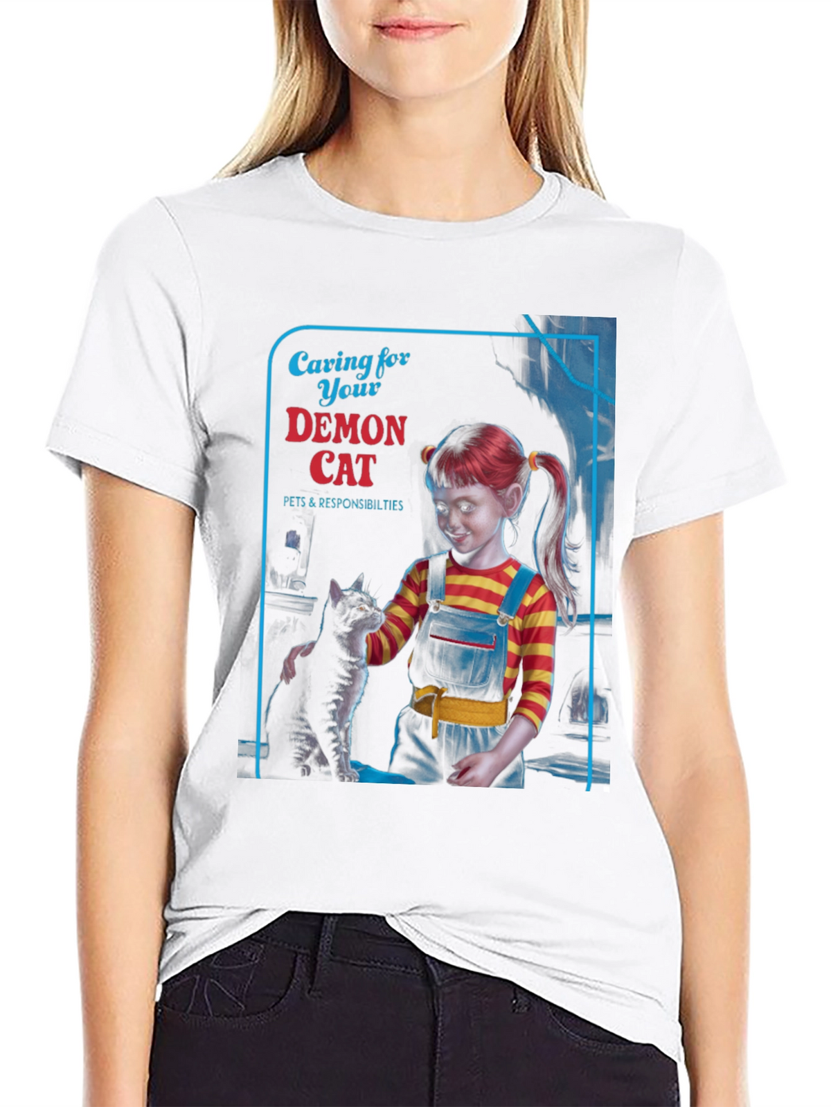 Caring For Your Demon Cat T-Shirt