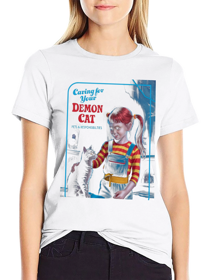 Caring For Your Demon Cat T-Shirt