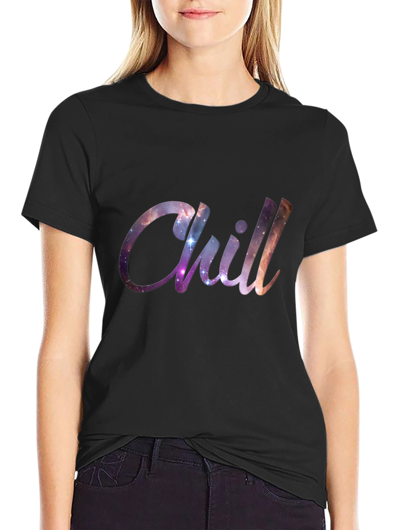 Cosmic Chill Black T-Shirt