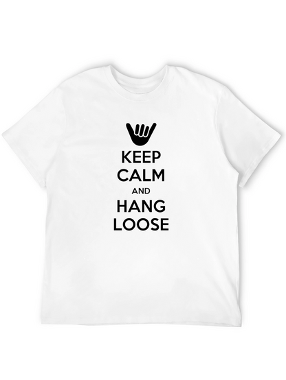 Keep Calm & Hang Loose Black T-Shirt