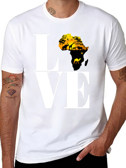 Africa Love T-Shirt - Black