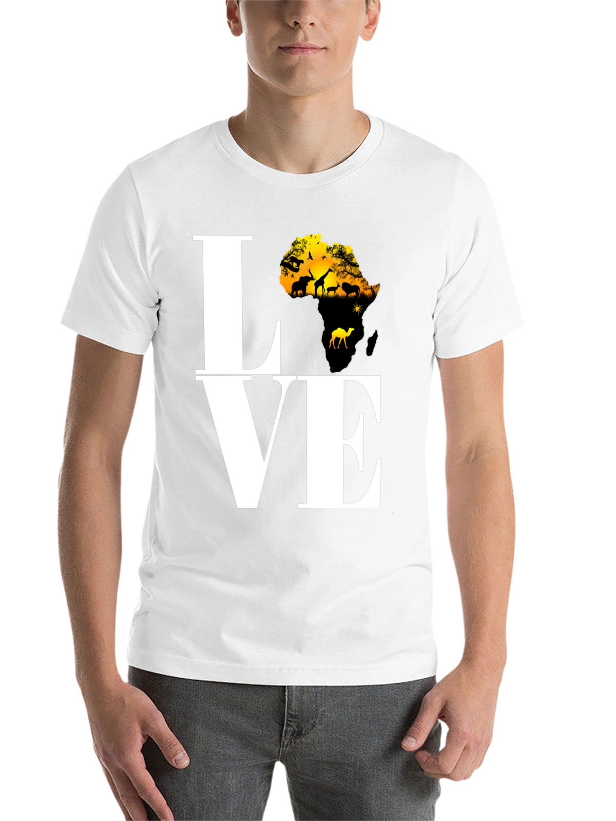 Africa Love T-Shirt - Black