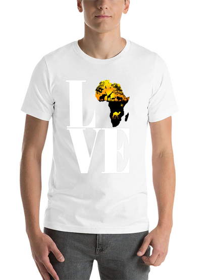 Africa Love T-Shirt - Black