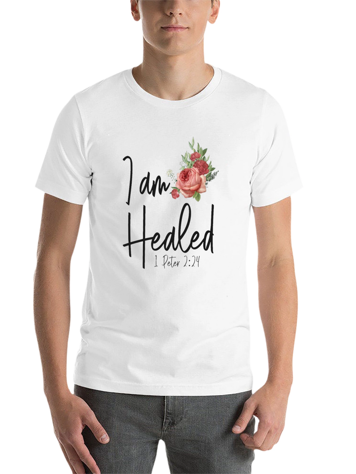 I Am Healed Floral T-Shirt
