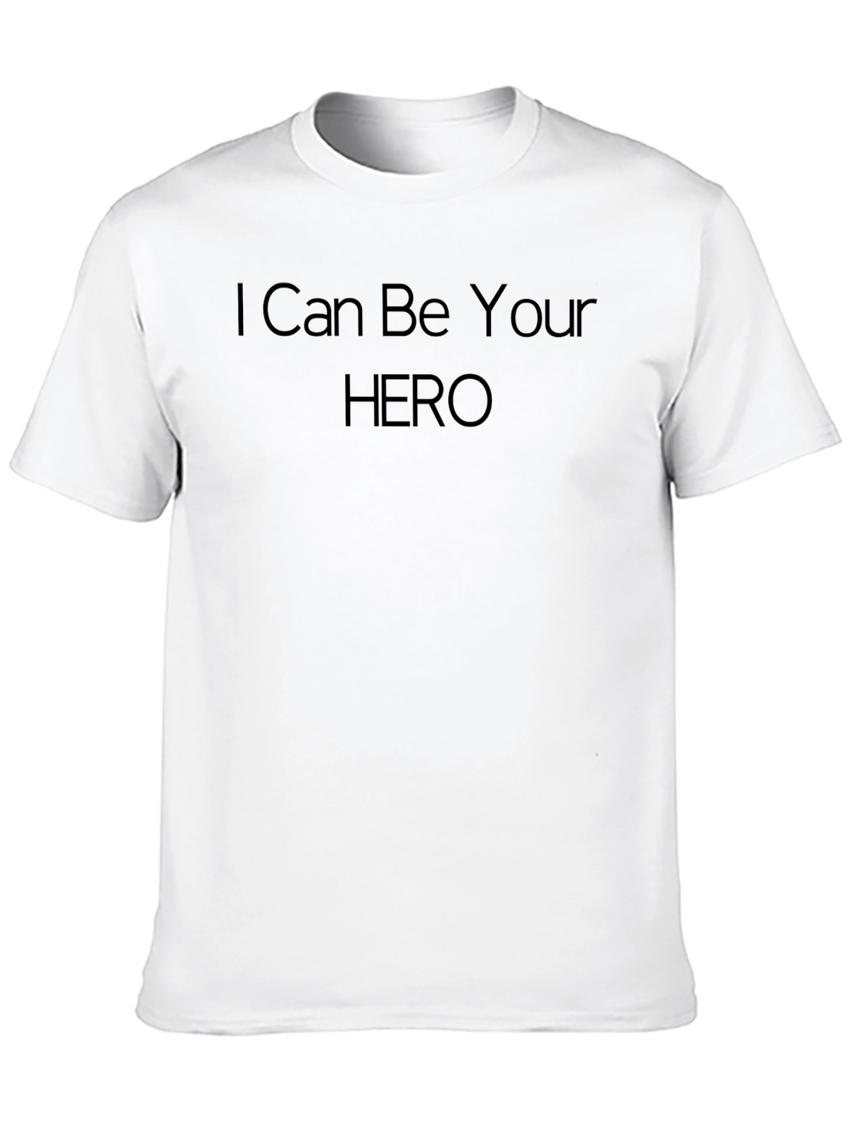 I Can Be Your Hero Black Tee